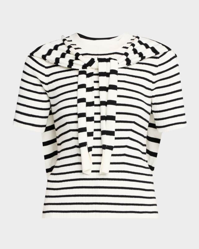 Twain Short-Sleeve Pre-Styled Sweater